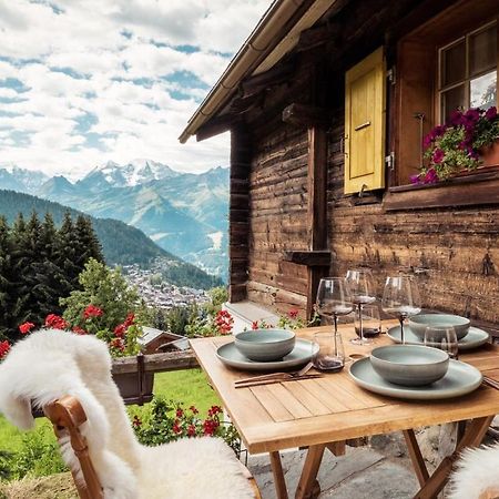 Cosy Chalet With Panoramic Views In Verbier Pensionat Eksteriør billede